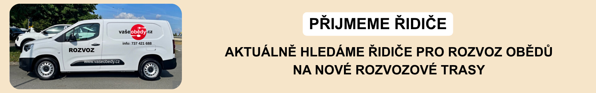 Hledáme řidiče
